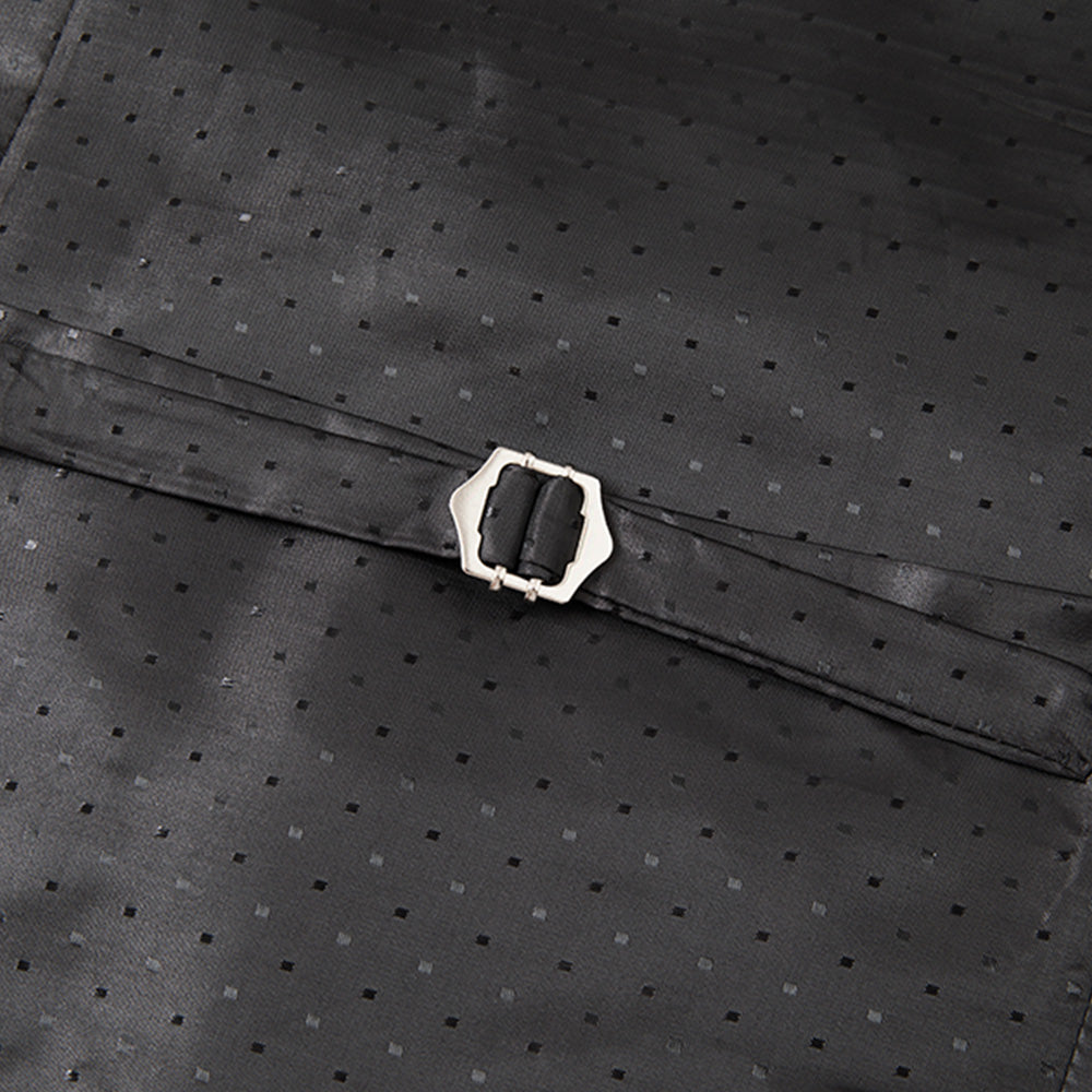 Damask Black Suit vest - 3