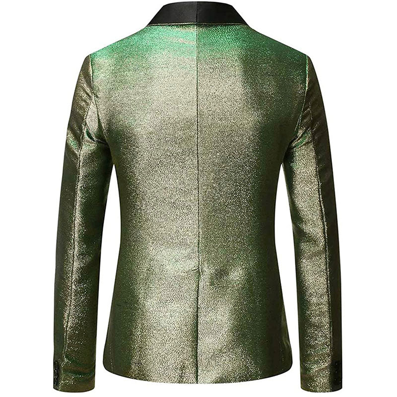 green and gold tuxedo back