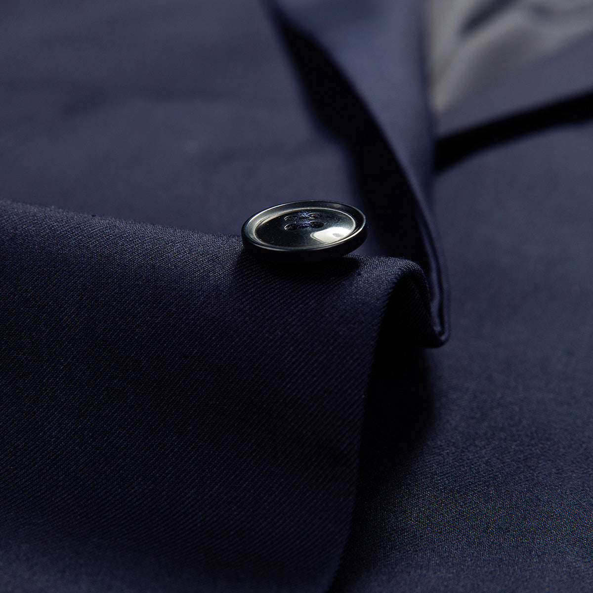 navy casual suit details - 3