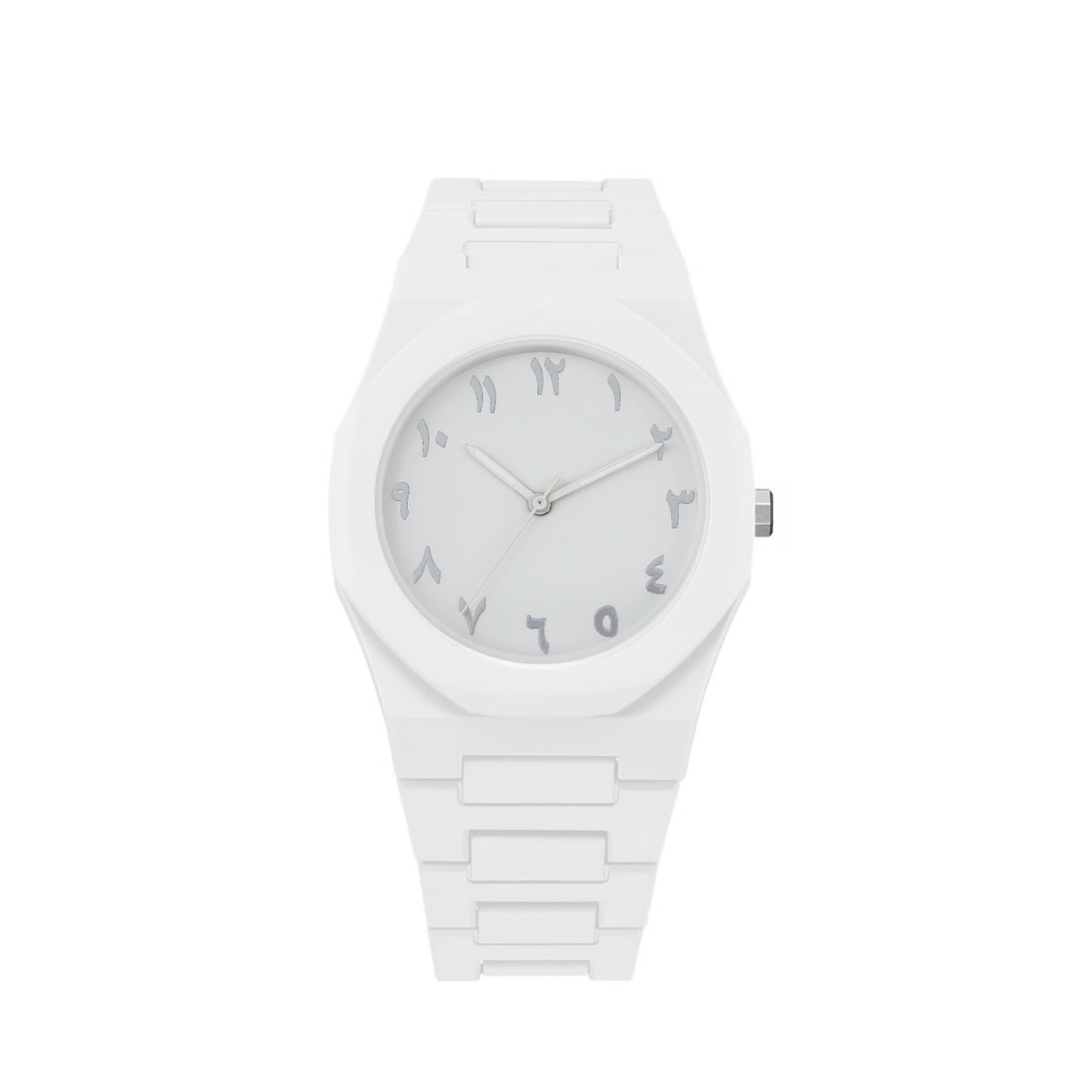 ساعة أوبسيديان إكليبس بأرقام عربية – فخامة سوداء بتصميم ستيلث قابلة للتعديل