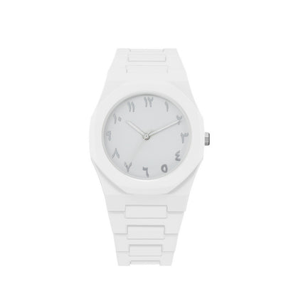 ساعة أوبسيديان إكليبس بأرقام عربية – فخامة سوداء بتصميم ستيلث قابلة للتعديل