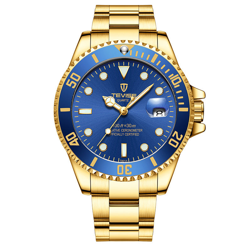 ساعة رجالية ستايل غواص – تصميم جريء بألوان لافتة