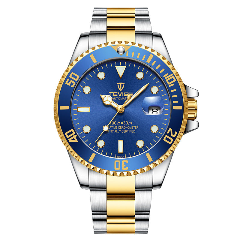 ساعة رجالية ستايل غواص – تصميم جريء بألوان لافتة