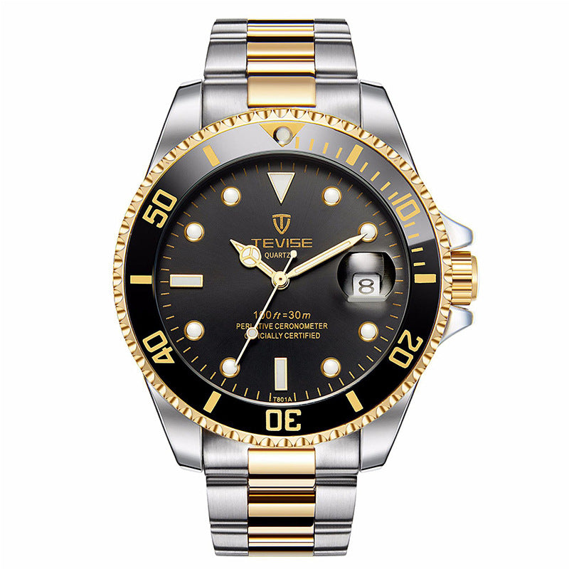 ساعة رجالية ستايل غواص – تصميم جريء بألوان لافتة