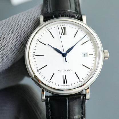 ساعة رجالية فخمة أوتوماتيك بثلاثة عقارب وحزام عالي الجودة – ستايل أعمال