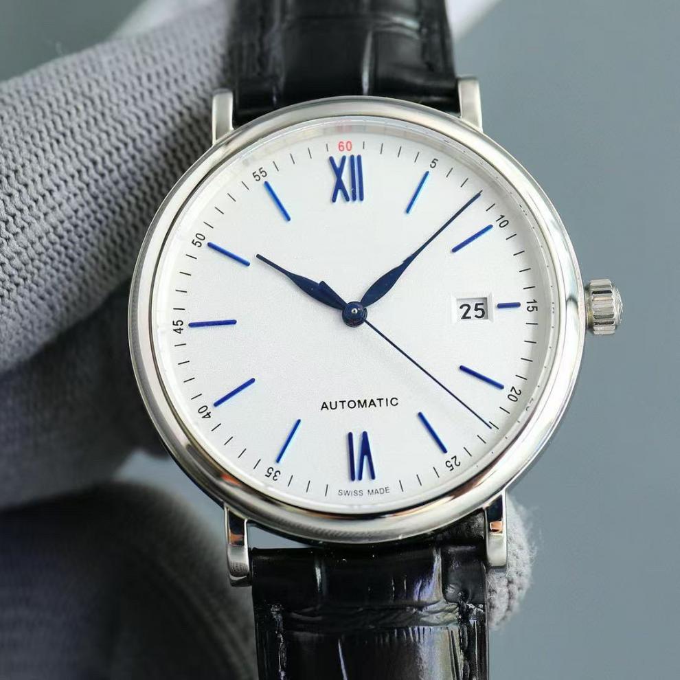 ساعة رجالية فخمة أوتوماتيك بثلاثة عقارب وحزام عالي الجودة – ستايل أعمال