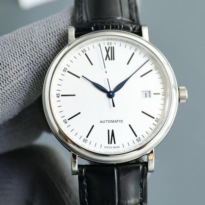 ساعة رجالية فخمة أوتوماتيك بثلاثة عقارب وحزام عالي الجودة – ستايل أعمال