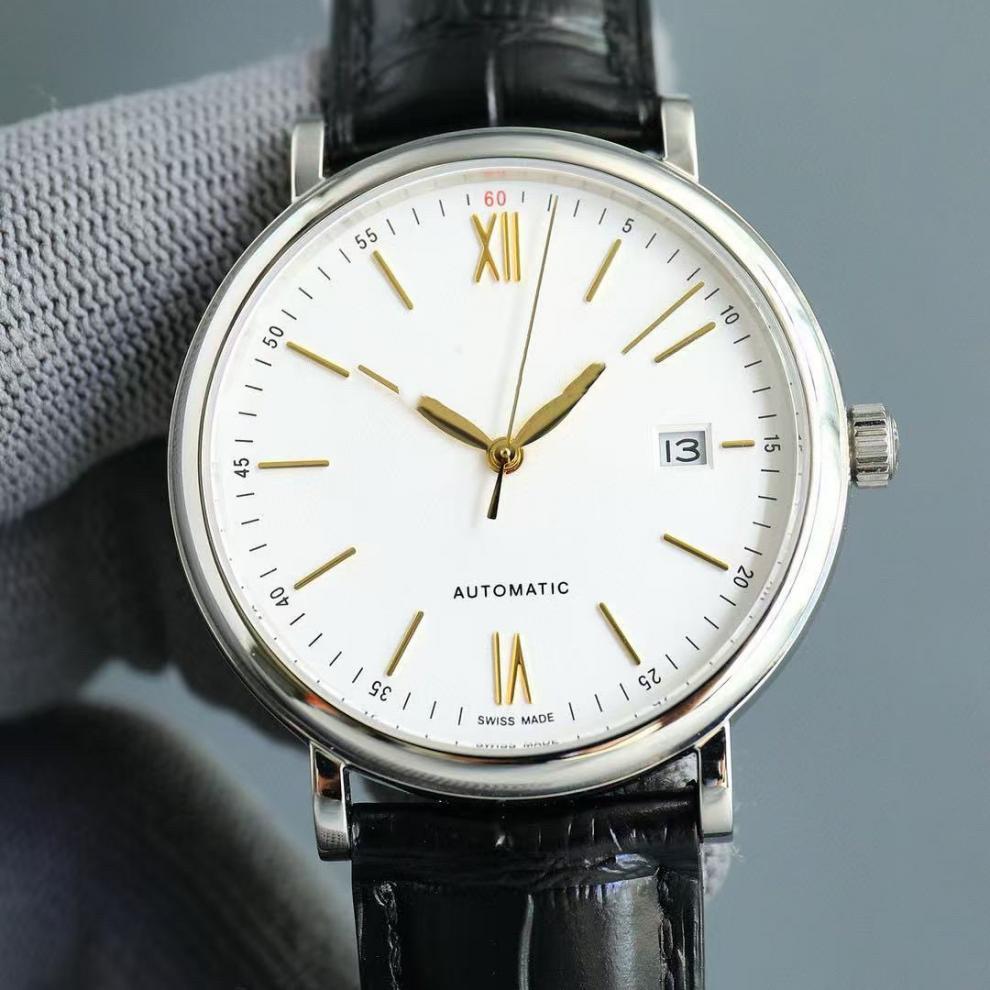 ساعة رجالية فخمة أوتوماتيك بثلاثة عقارب وحزام عالي الجودة – ستايل أعمال