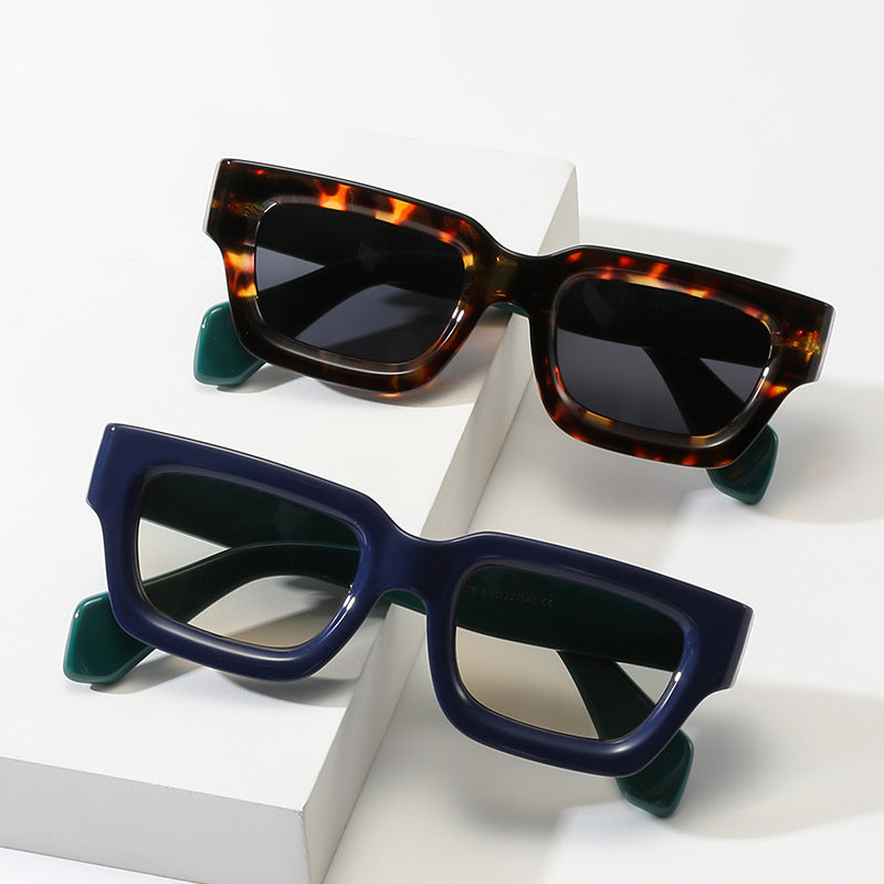 نظارة شمسية مربعة تصميم كلاسيكي عصري