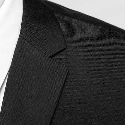 black casual suit details