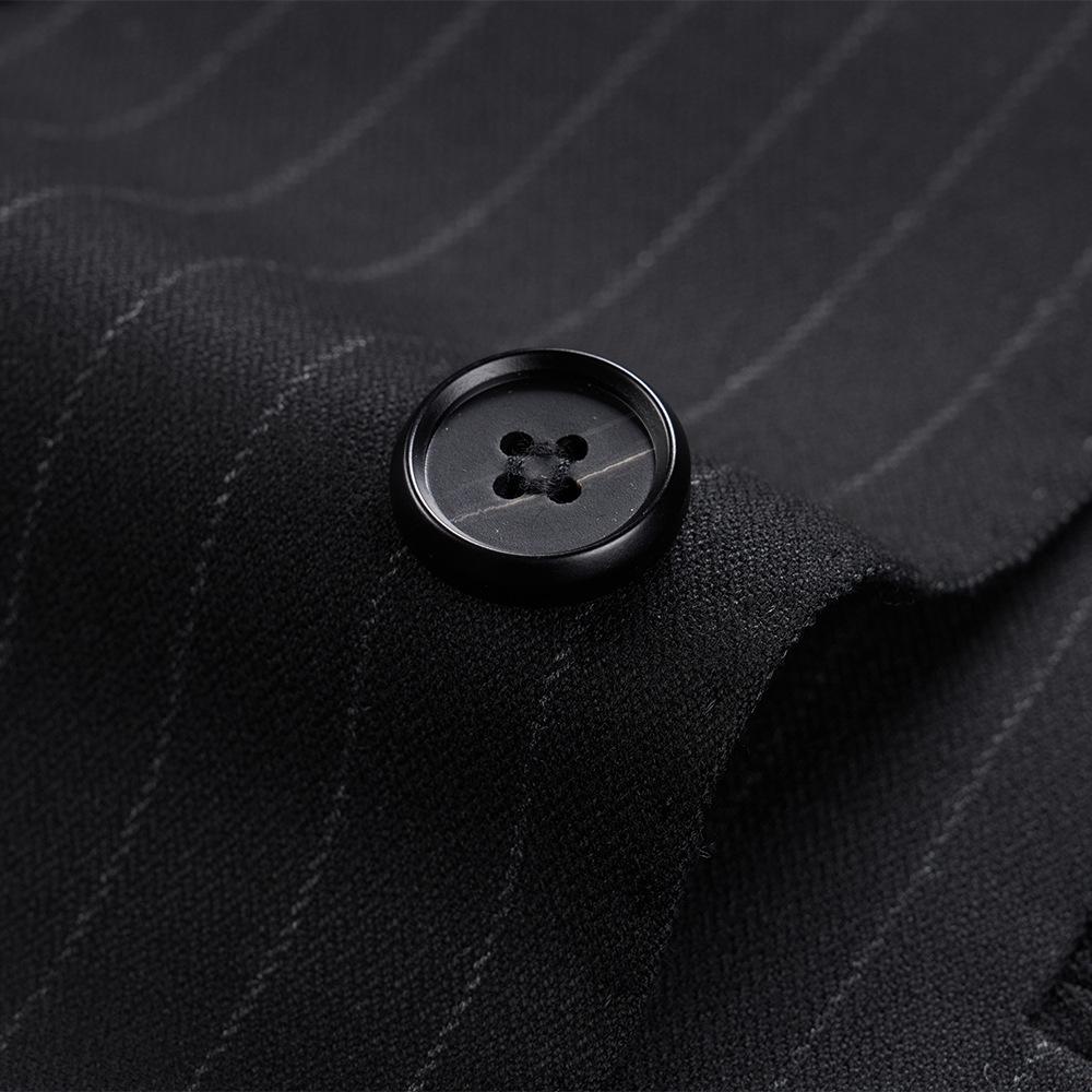 3 piece black suit