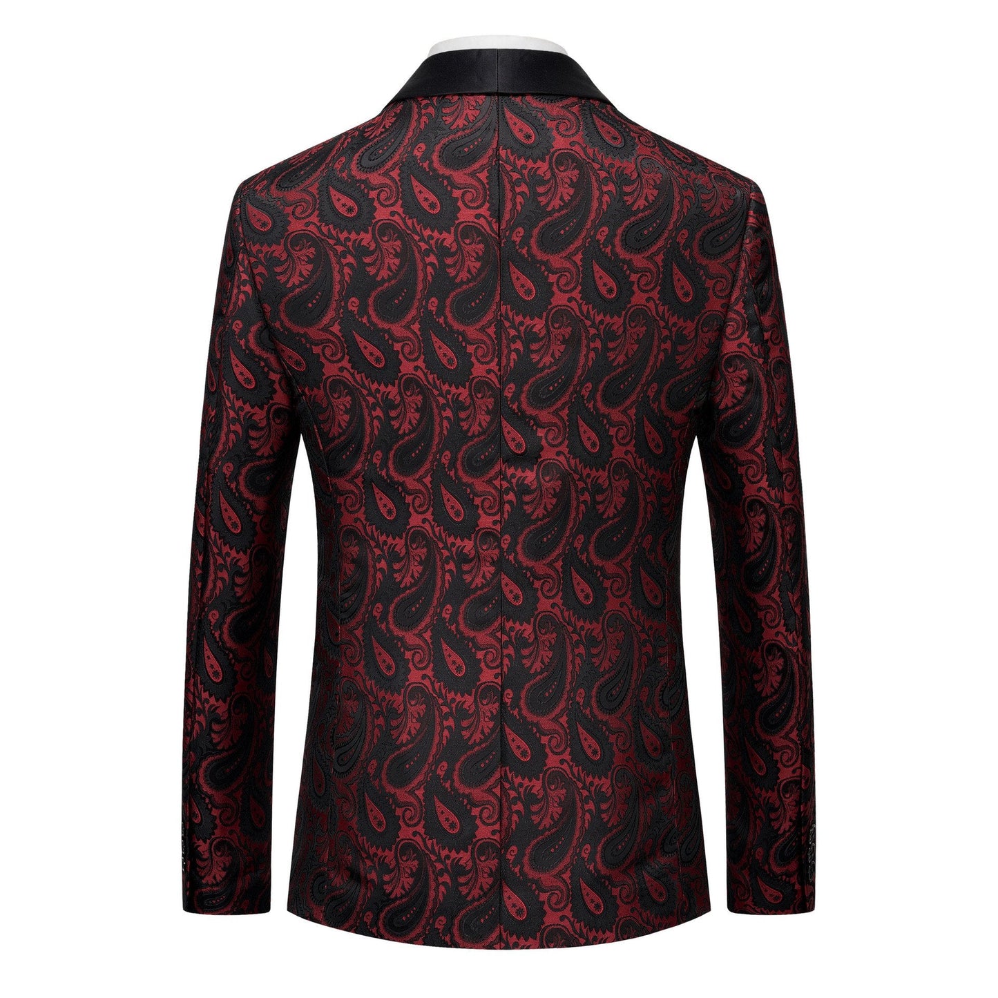 burgundy paisley tuxedo back