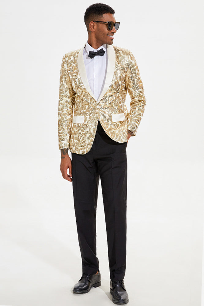 sequin tuxedo - 2