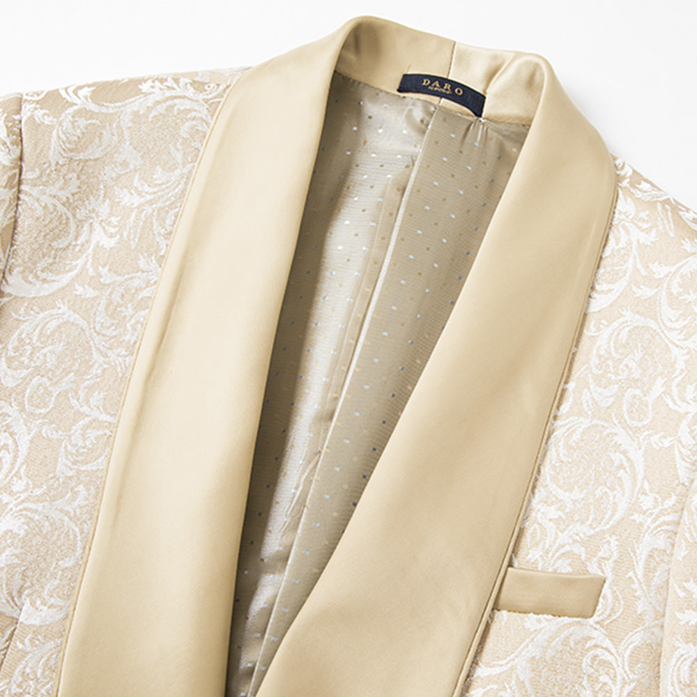 Damask Champagne Suit details