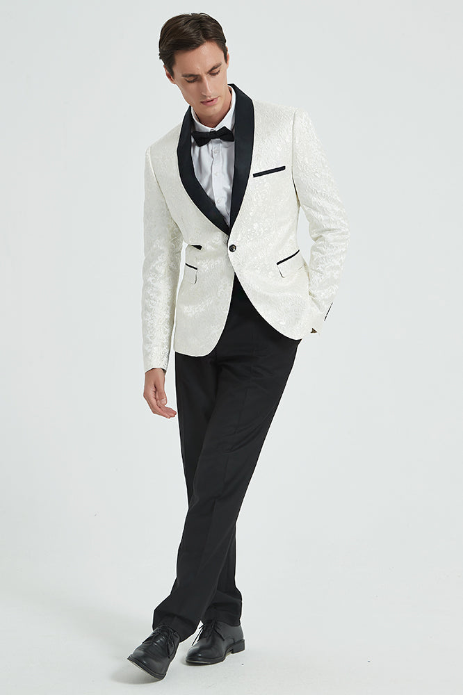 White Wedding Suit