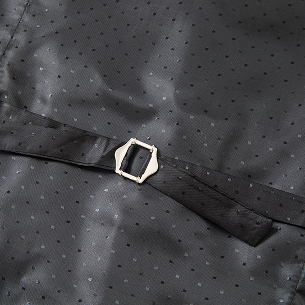 silver galaxy black suit details - 3