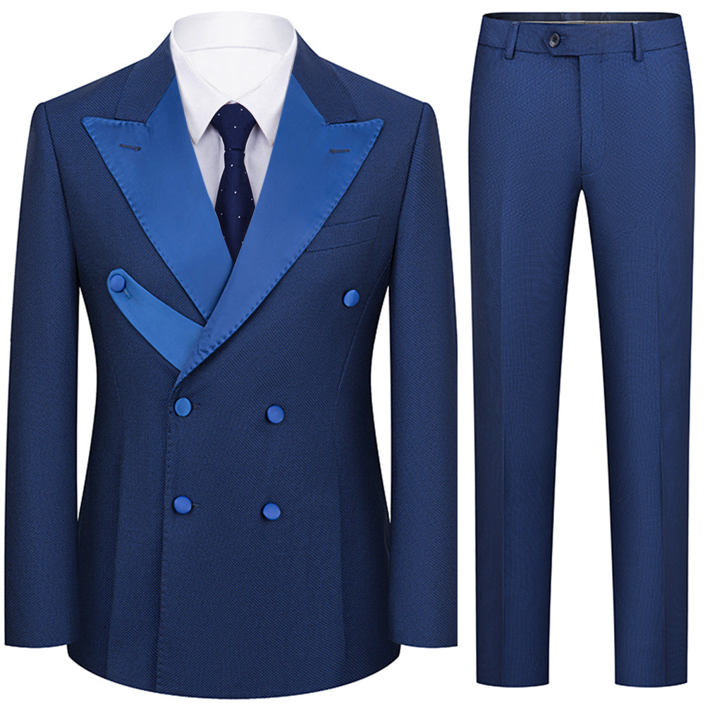navy blue wedding dress suit