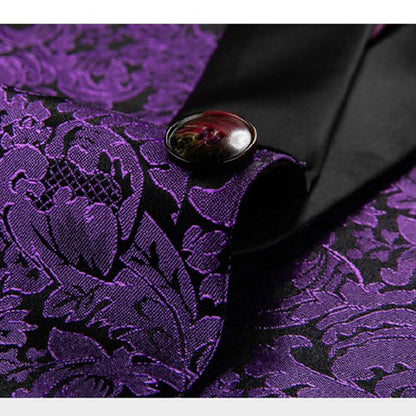 Dark Purple Tuxedo details