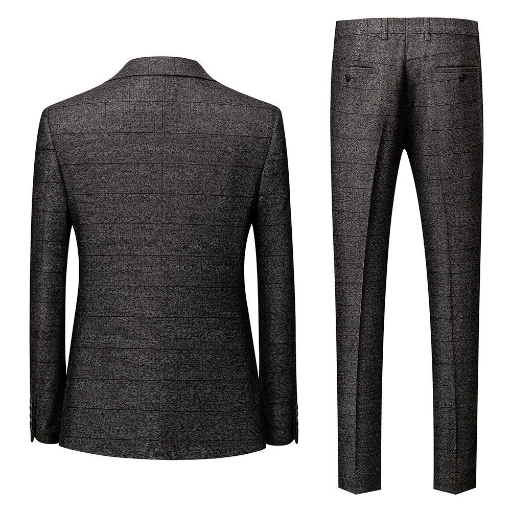 Dark Grey Suit back