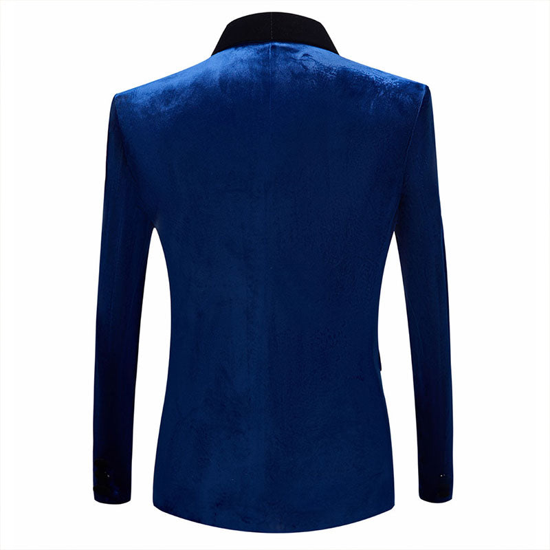 Royal Blue Tuxedo back