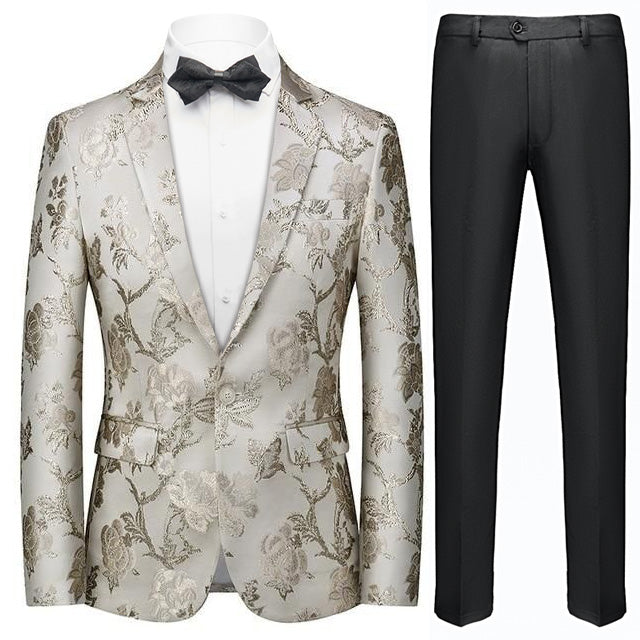 mens white tuxedo jacket