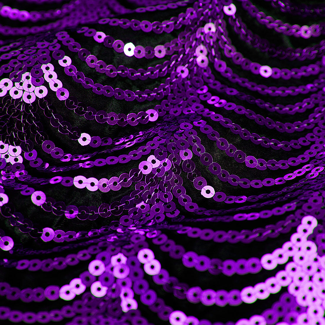 purple sequin black suit - 3