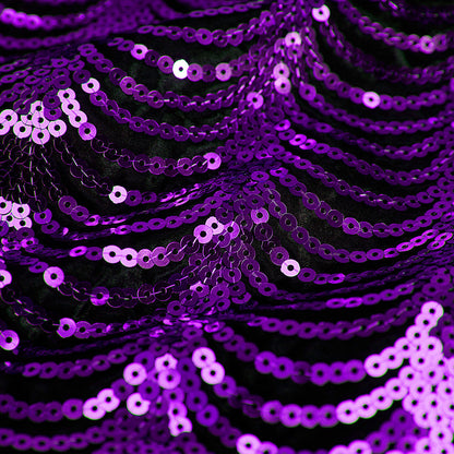 purple sequin black suit - 3