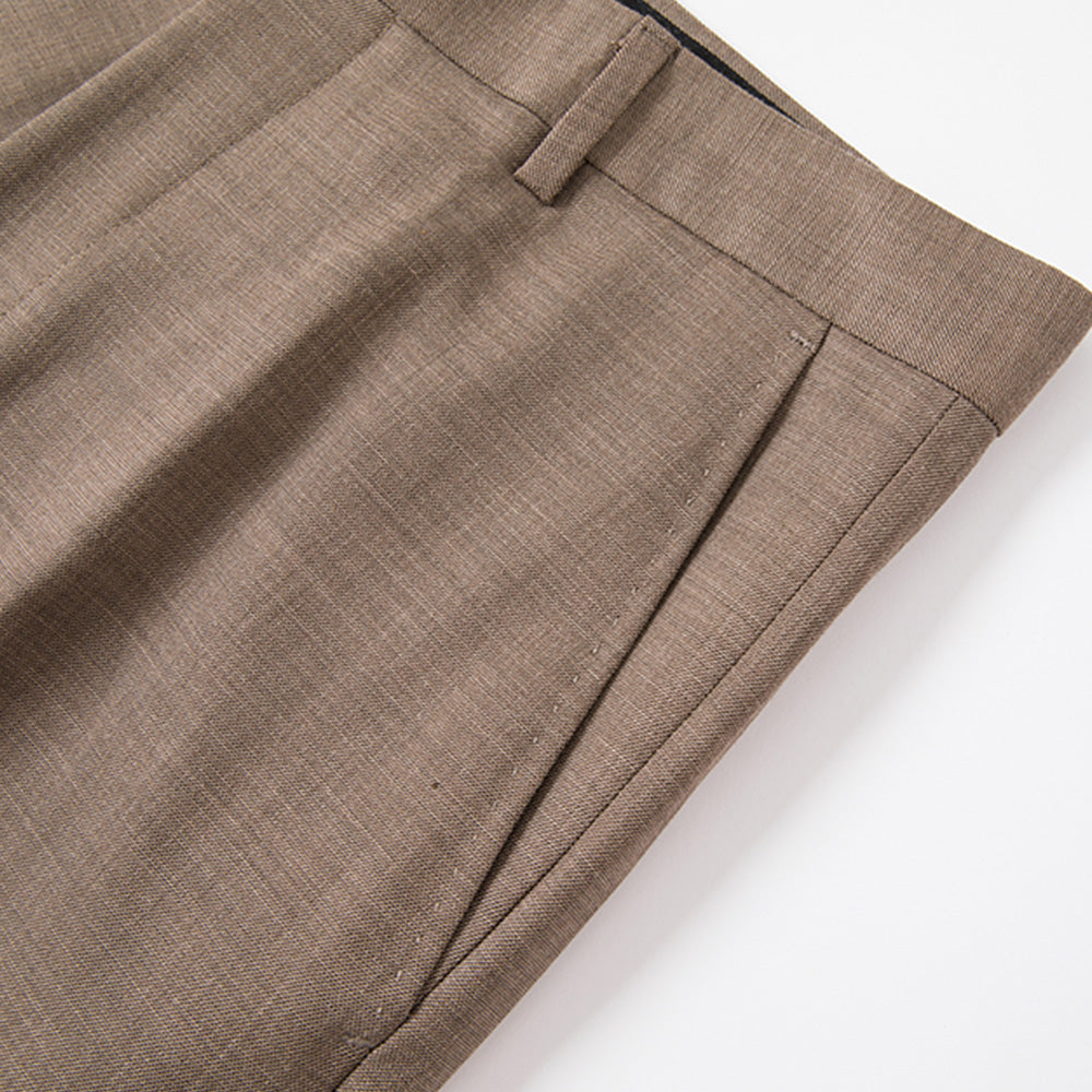 Plaid Brown Suit pant