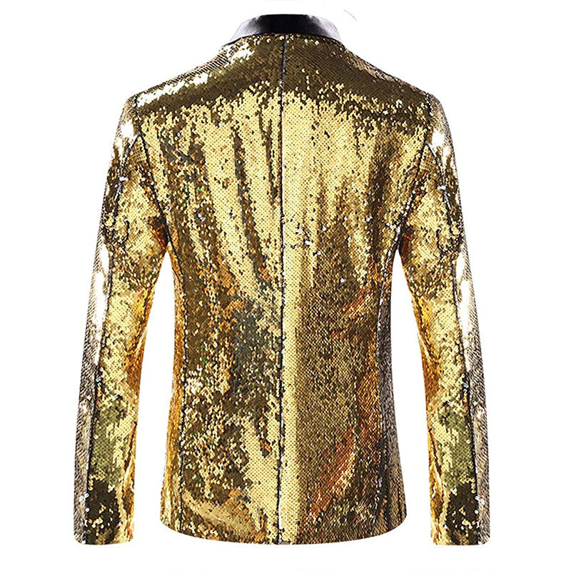 gold and green tuxedo back - 1