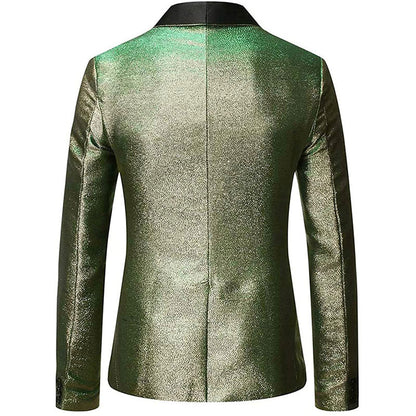 green and gold tuxedo back