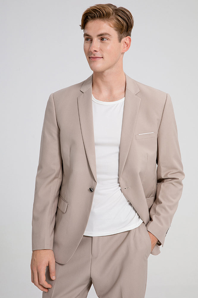 Beige Tuxedo details - 2