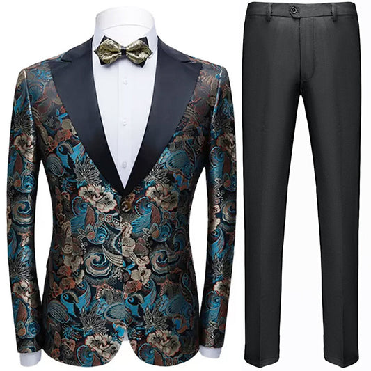 Dark Teal Tuxedo