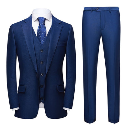 navy blue wedding suit