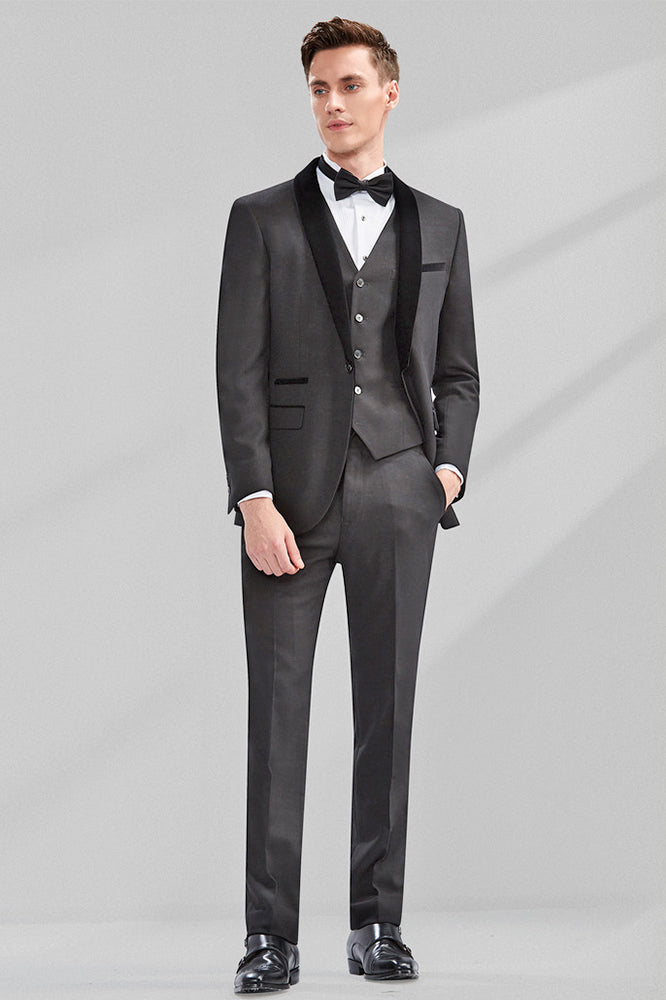 dark grey tuxedo - 1