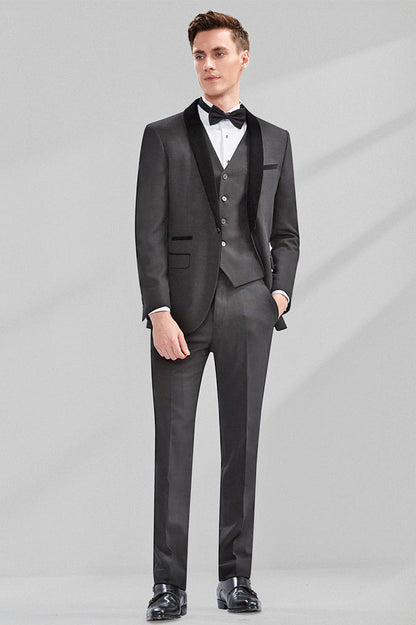 dark grey tuxedo - 1