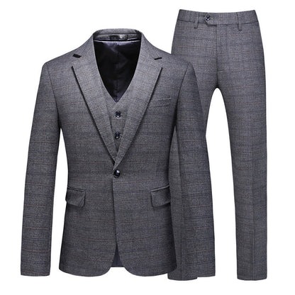 Square Grid grey tuxedo