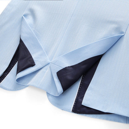 light blue suit men details - 5