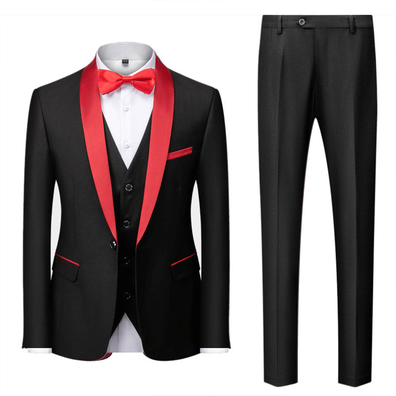 Black Groomsmen Suits - 1