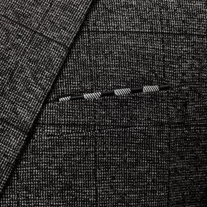 Dark Grey Suit details