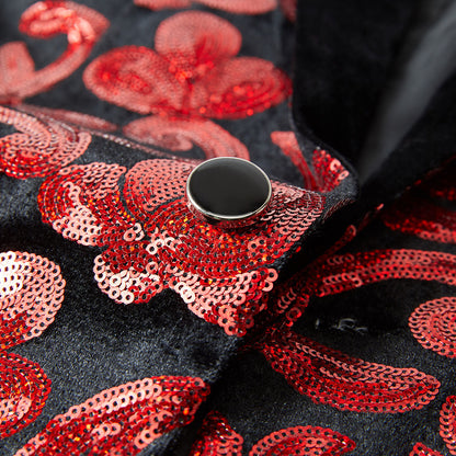 red tuxedo details - 3