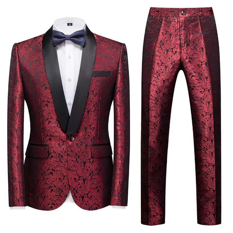 Burgundy Tuxedo