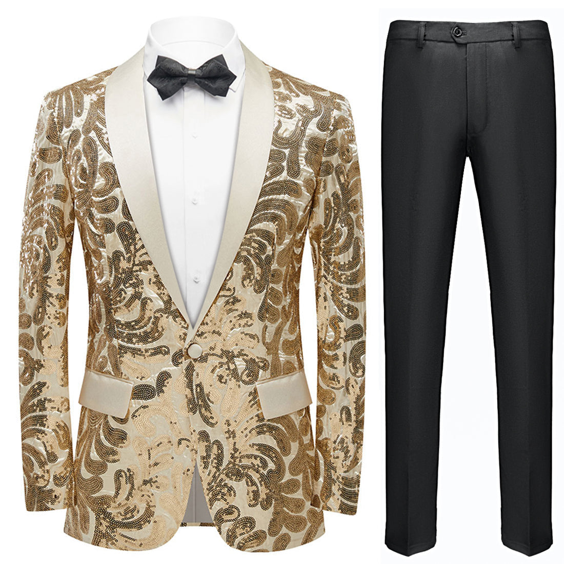 sequin tuxedo details - 4