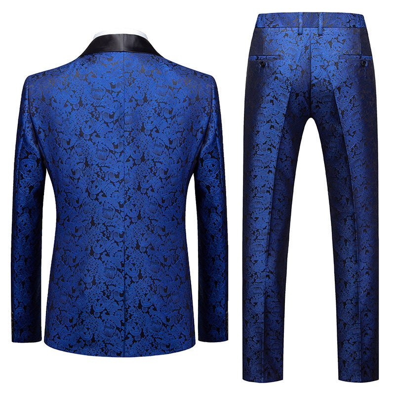 Royal Blue Tuxedo back