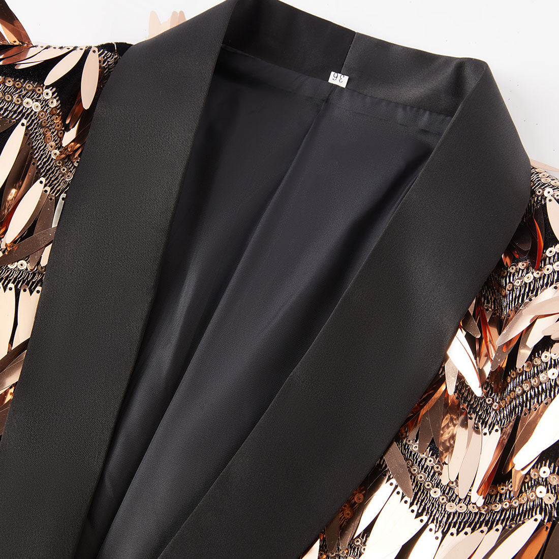 Rose Gold Tuxedo details