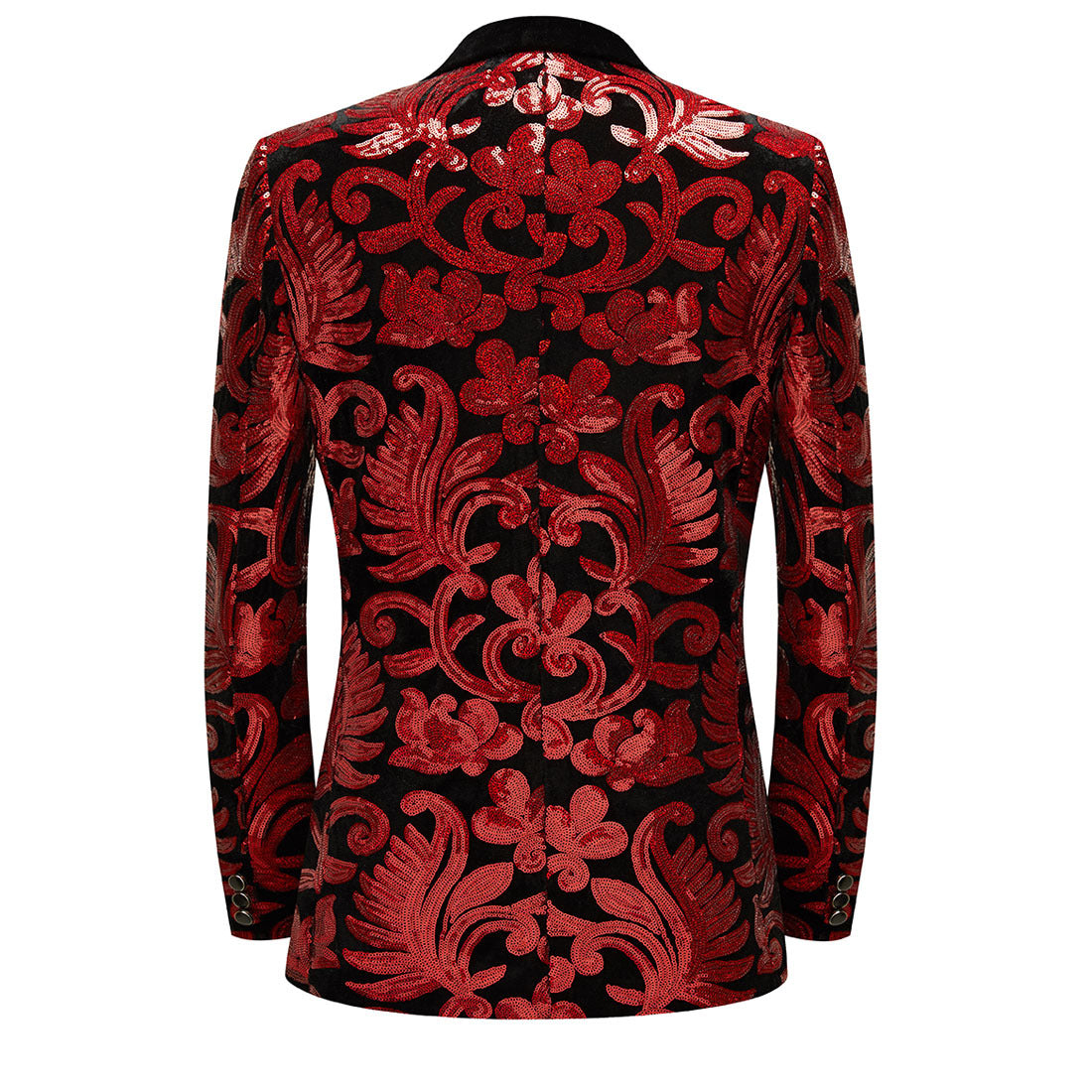 red tuxedo back