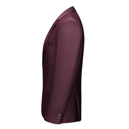 Burgundy Business Suit details