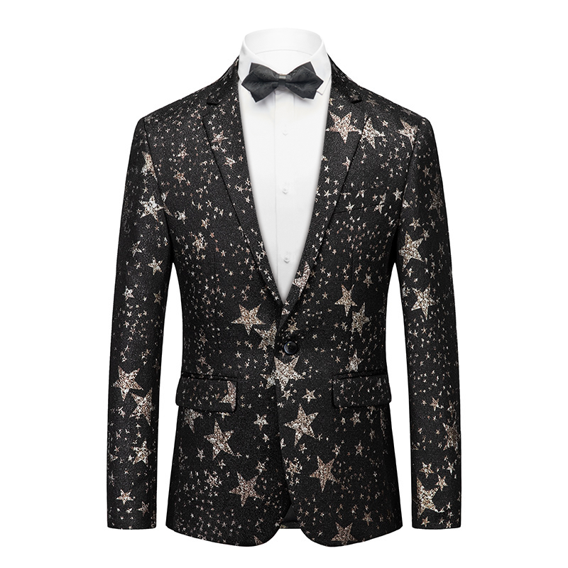 Starry Black Tuxedo Jacket