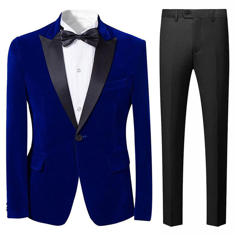 blue velvet tuxedo